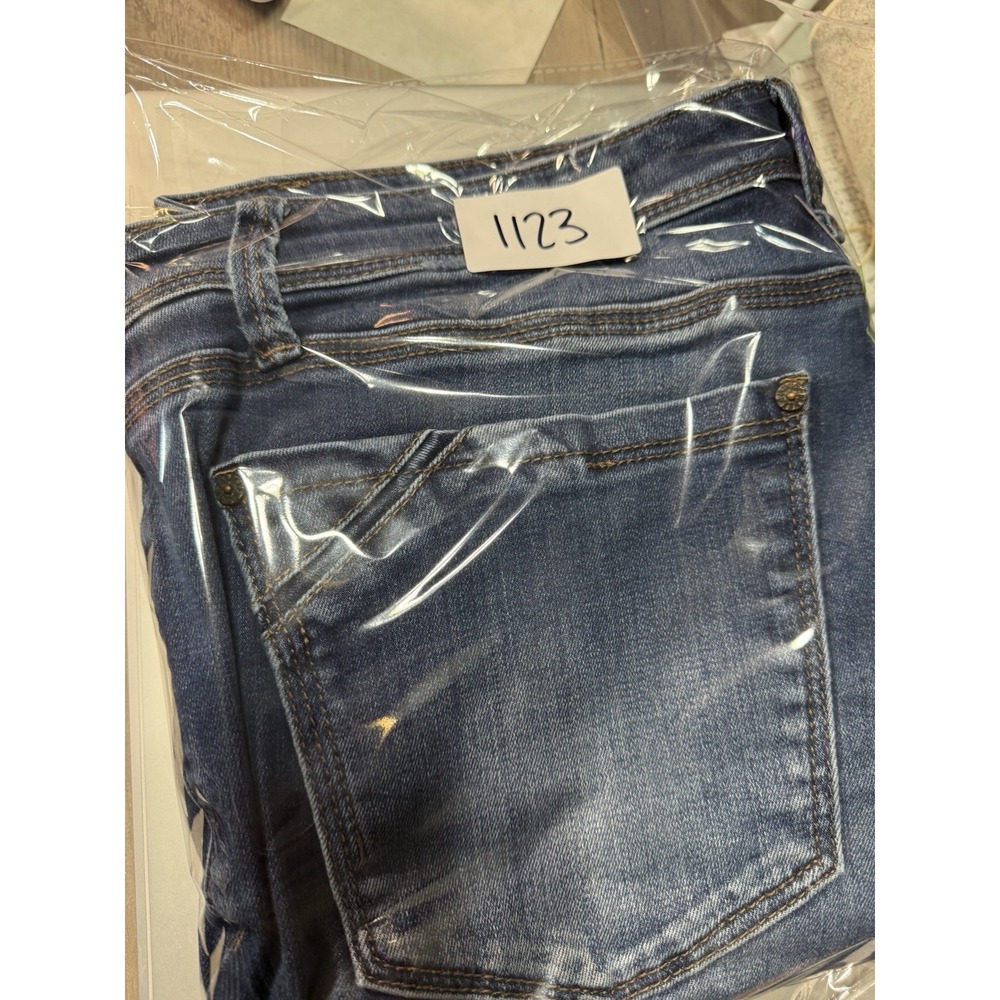 Buckle Black Fit No. 53 Skinny Jeans Women Size 34x32 Blue Denim Stretch Casual - Picture 12 of 12